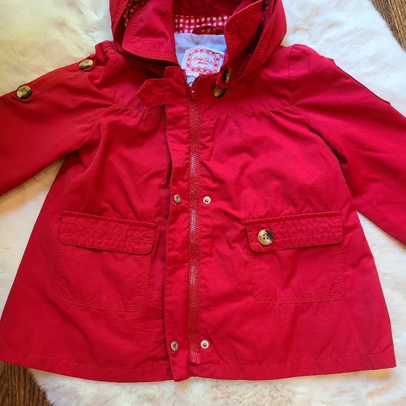 Baby Gal Mayoral Raincoat with Removable Hood Size 24M